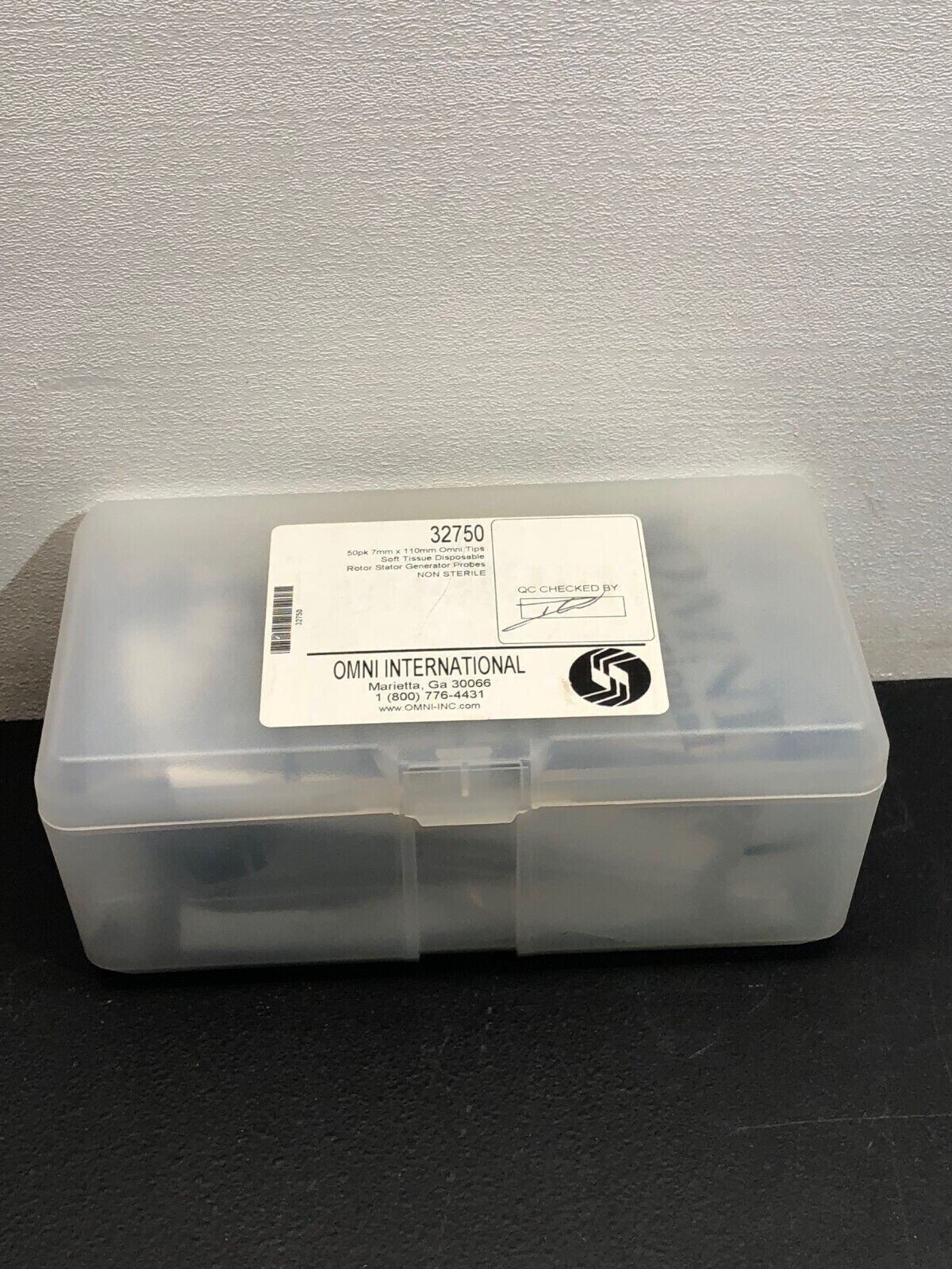 Omni International REF 32750 Omni Tips Rotor Stator Disposable 50pk 7mm x 110mm