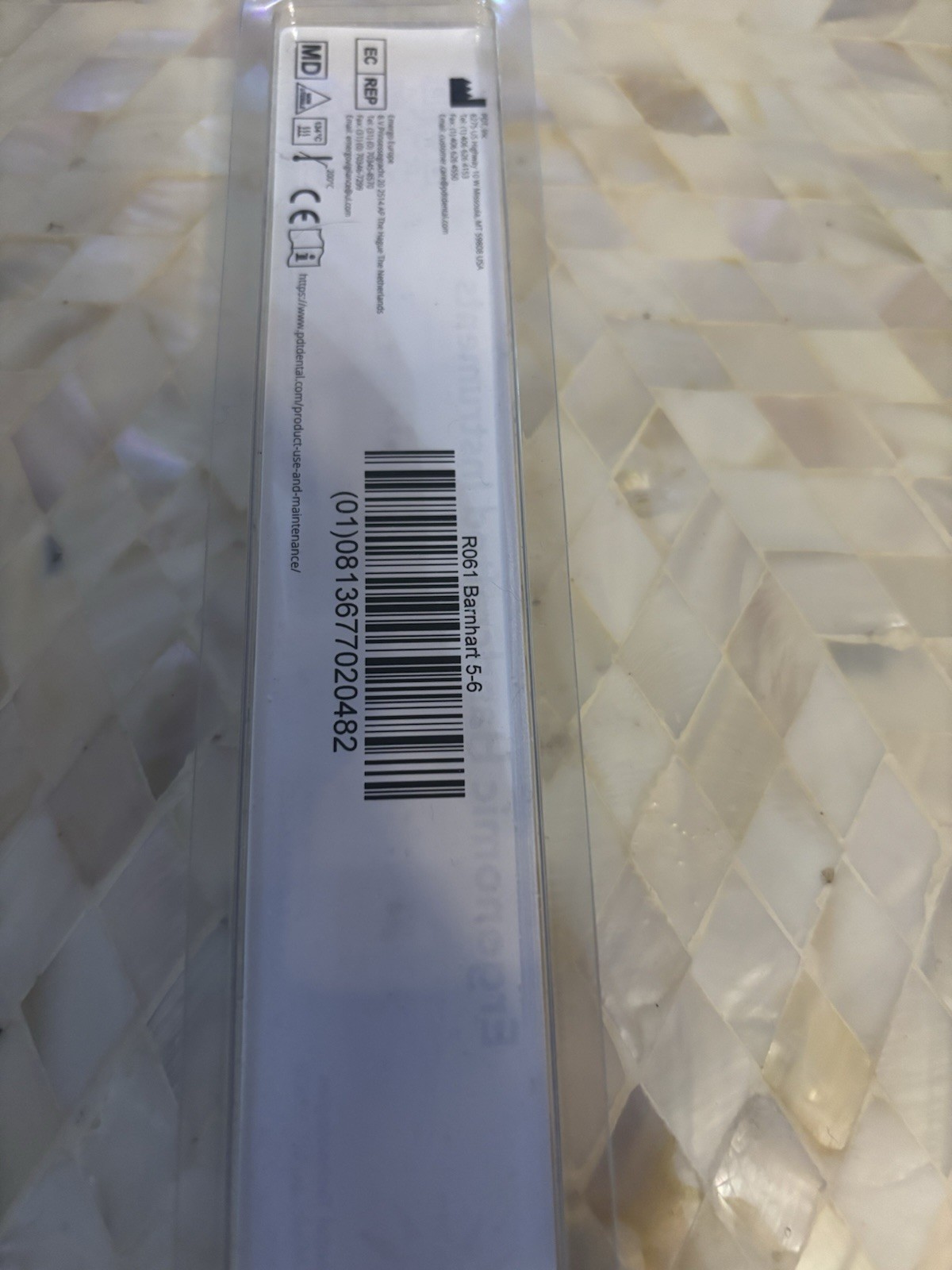 PDT Dental Hygiene Instruments Barnhart 5-6 ( 5/6 ) Curette Hygiene R061 Scaler