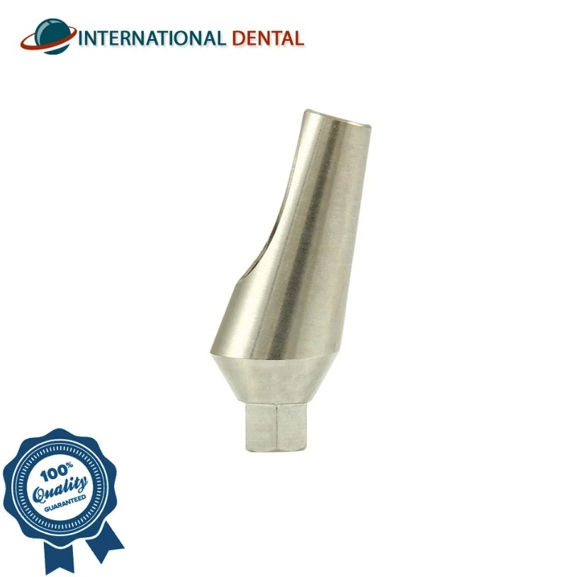 5 Dental Angulated Titanium Prosthetic 15° Slim Platform Int Hex 2.0mm