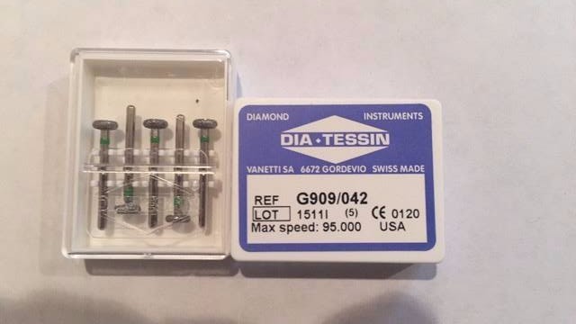 Dia Tessin Diamond Burs Group 5 Made in Swiss 5pcs