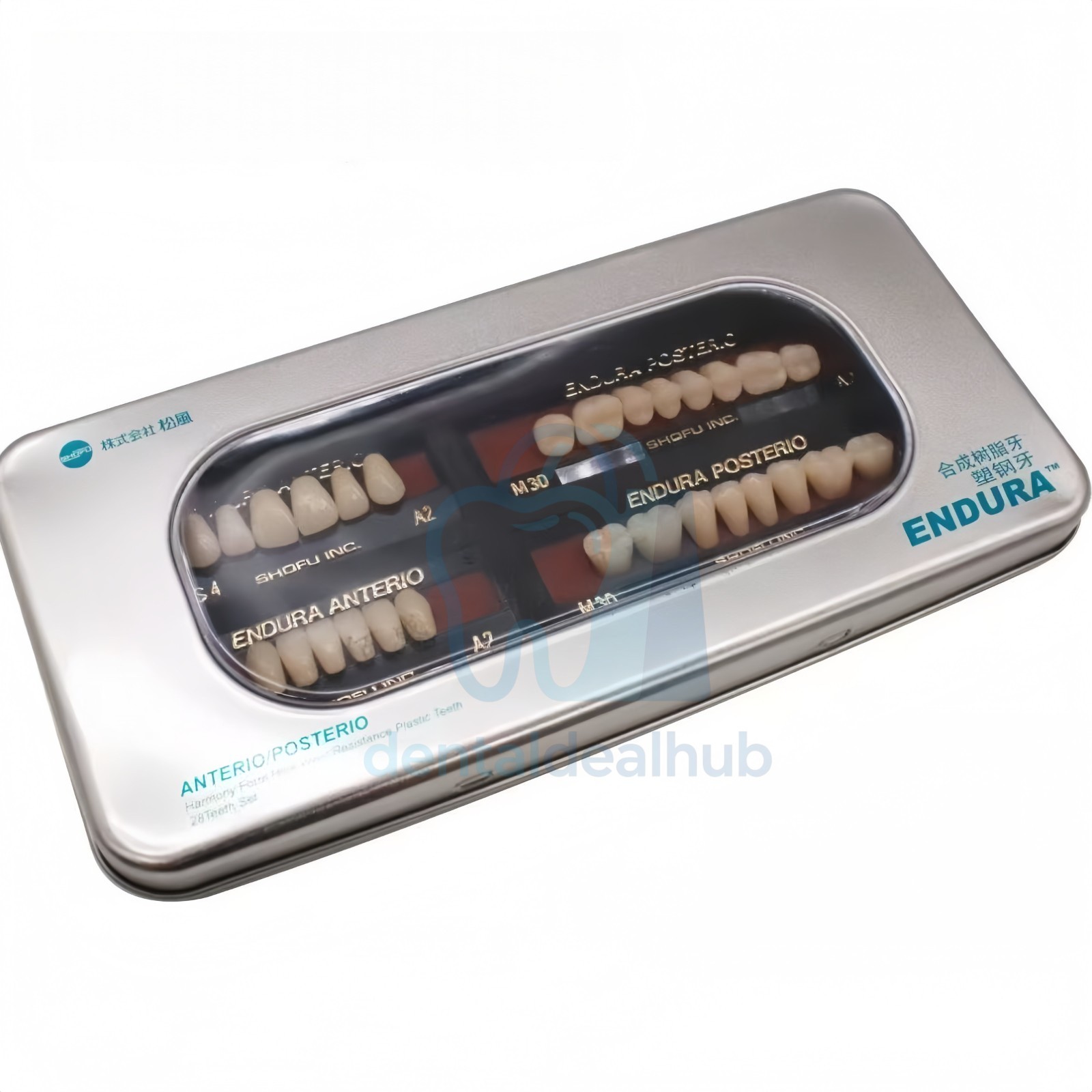 Shofu Endura Composite Resin Teeth Set – Anterior & Posterior Denture Teeth Kit