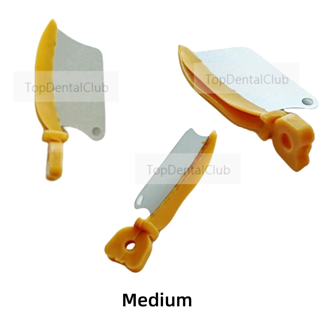 Medium Dental Fender Interproximal Wedge Matrix Blade Guard with Metal SML 134℃