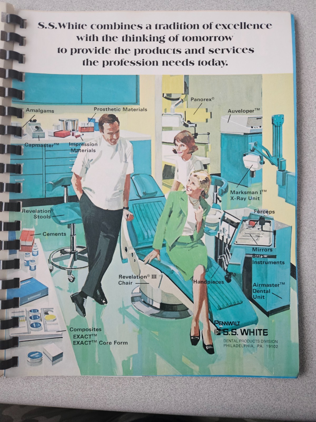 SS WHITE VINTAGE EQUIPMENT LITERATURE PORTFOLIO