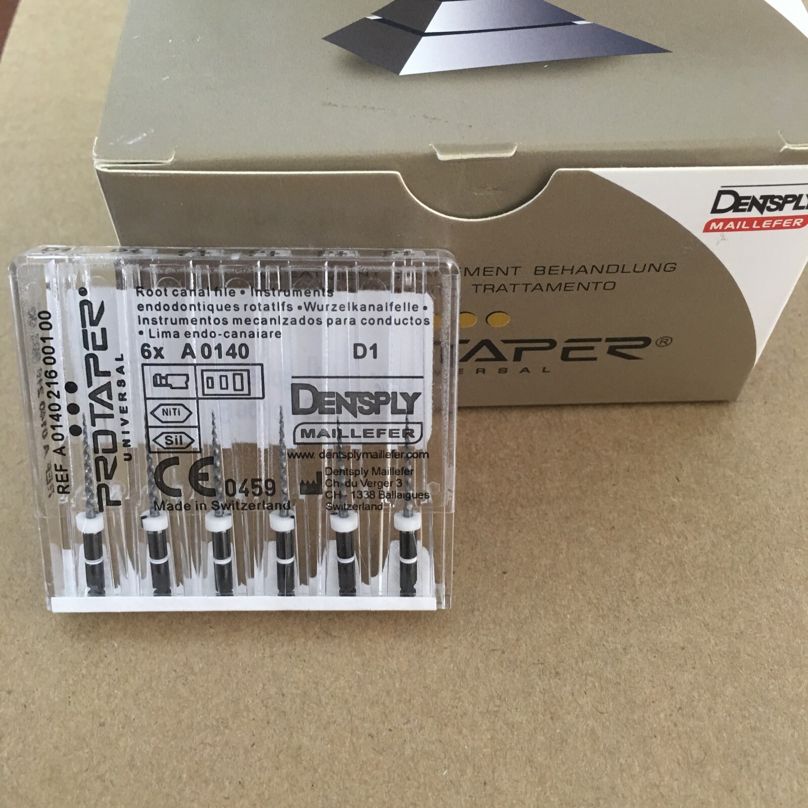 Dentsply ProTaper Universal Rotary Retreatment Files D1,D2,D3,D1-D3 Pack Of 6