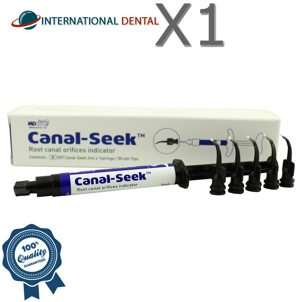Dental MediClus Canal-Seek™ R00t Canal Orifice & Crack Indicator Syringe 3ml