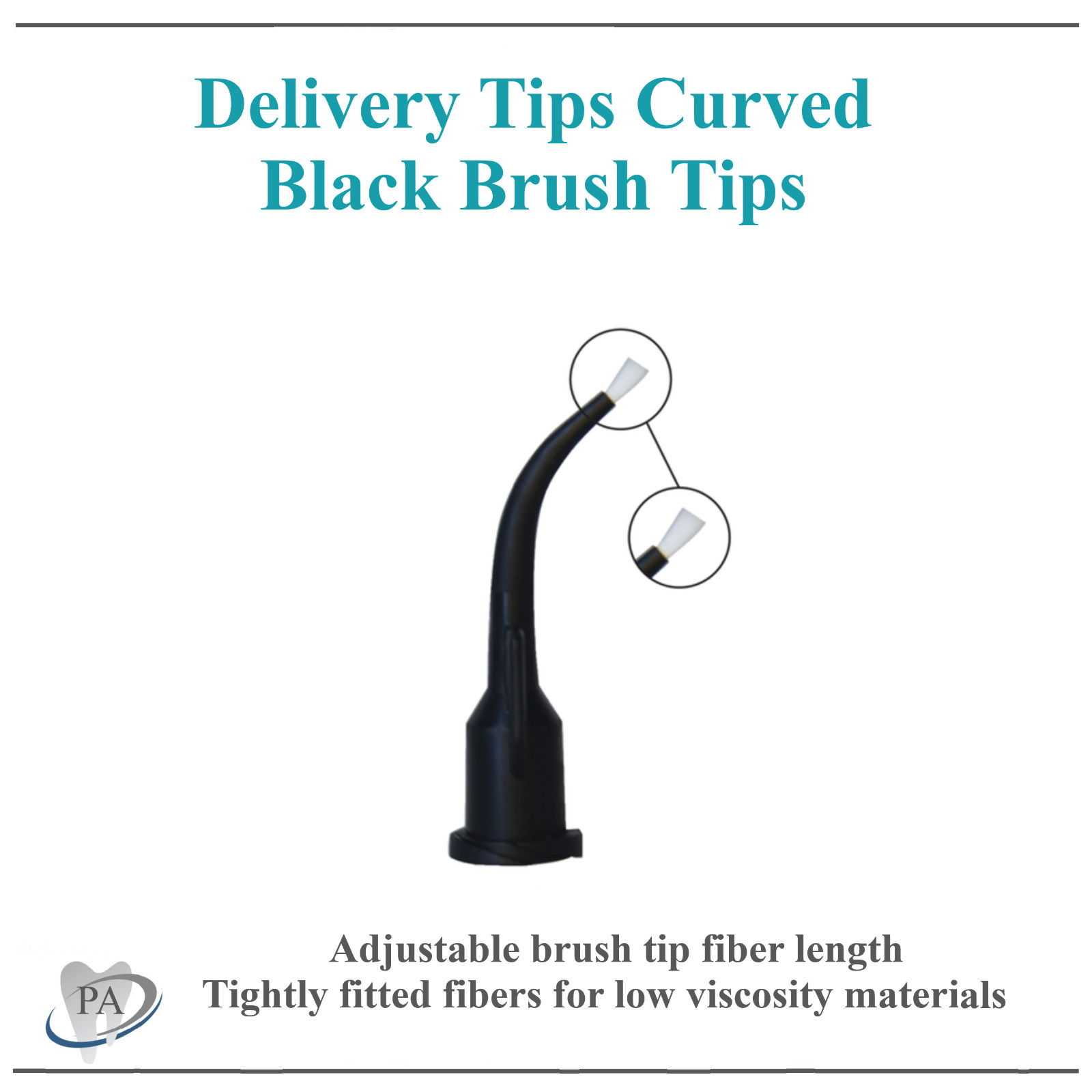 Dental Intra-Oral iFlo MicroEZ Micro Brush, Brush-padded end, Stand-out Fibers