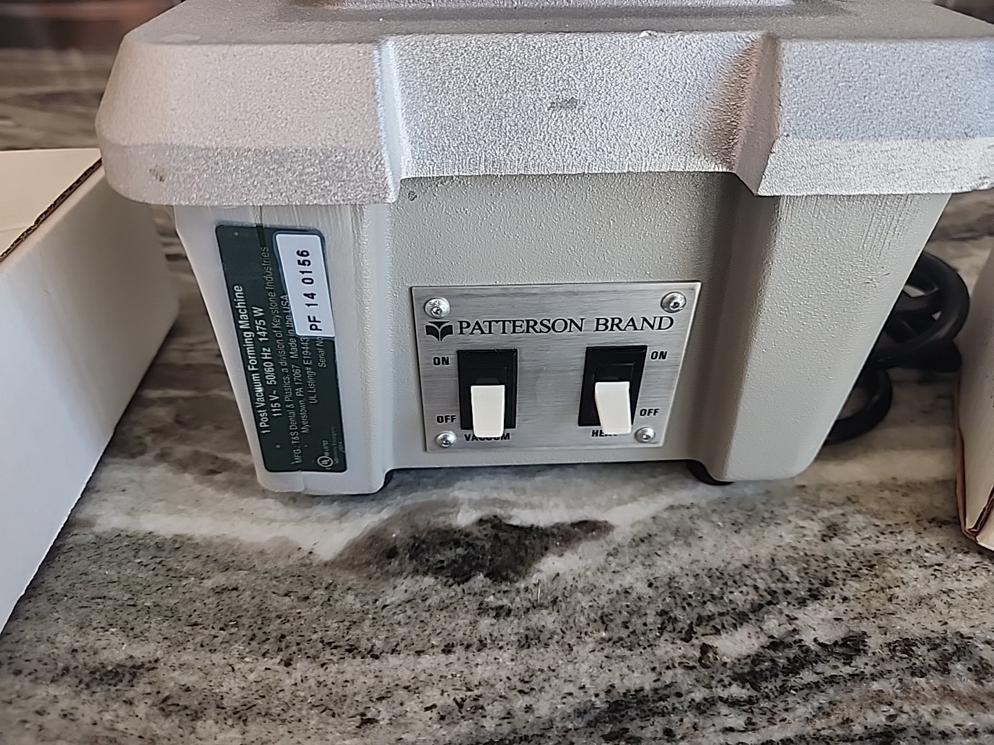 Patterson 1 Post Dental Vacuum Former 120V – Nice
