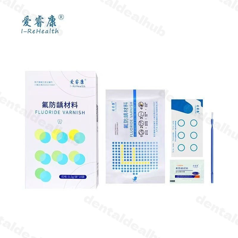 I-ReHealth Fluoride Varnish 10g 5% Sodium Fluoride Anti-Caries Single