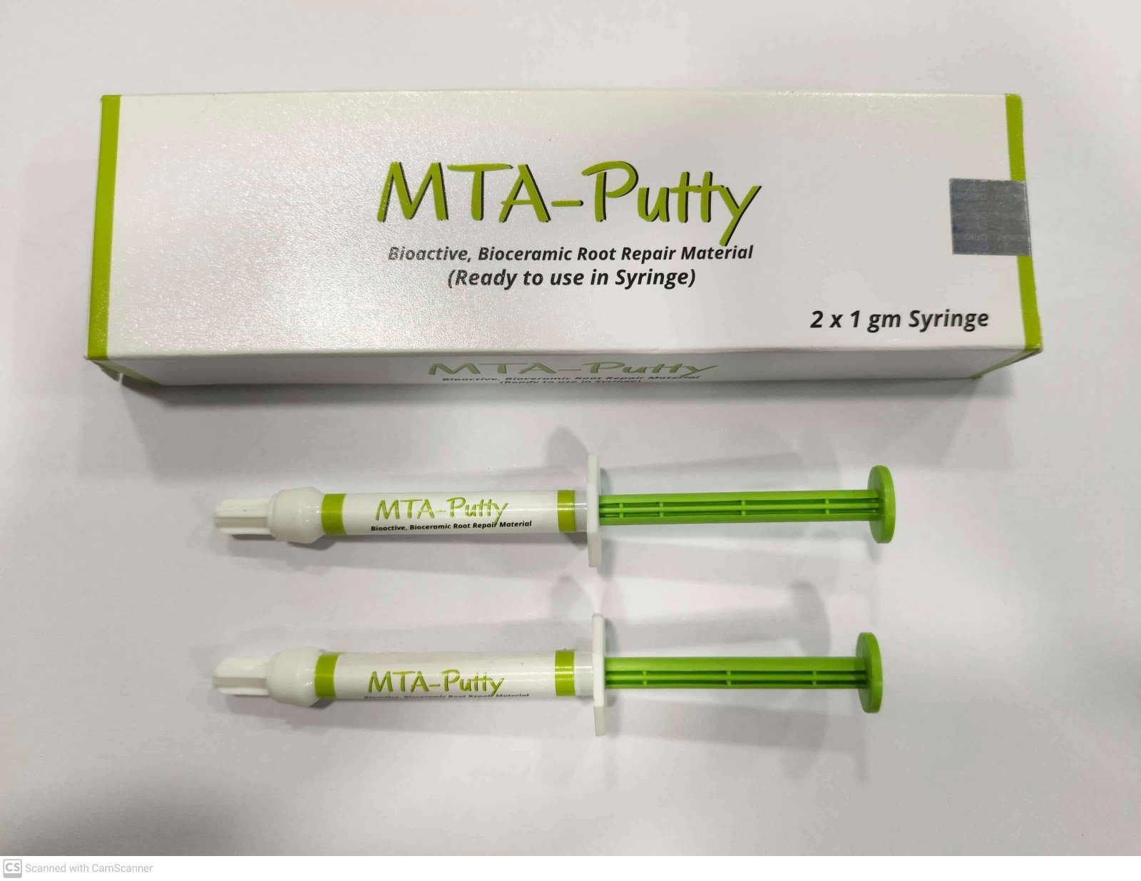 3 x MTA PUTTY Pre Mix Bioactive , Bioceramic Root Repair Dental Material 2 x 1gm