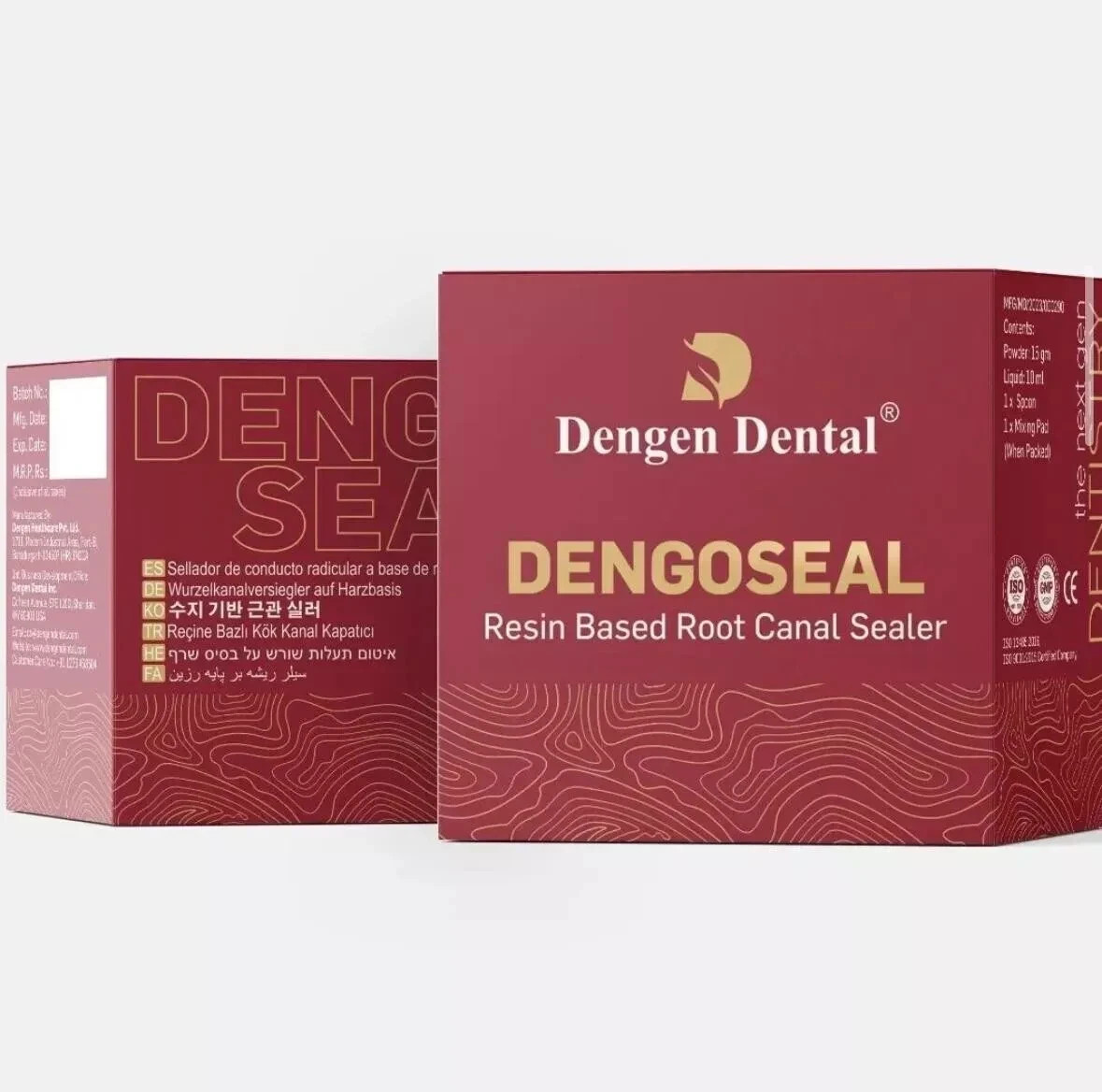 Dental DENGOSEAL Root Canal Obturation Cement – Powder 15gm Liquid 10ml