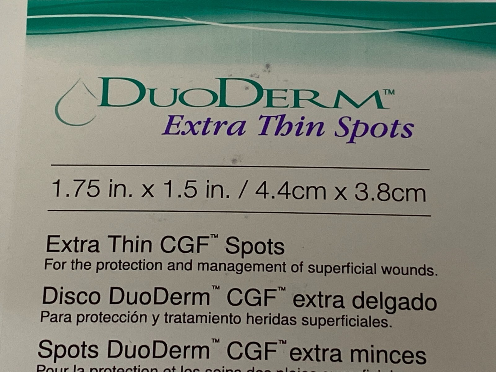 4 Boxes (20/Box) Convatec Thin Spots 1.75″ x 1.5″ 187932 Exp. 2028-07 (*V19*)