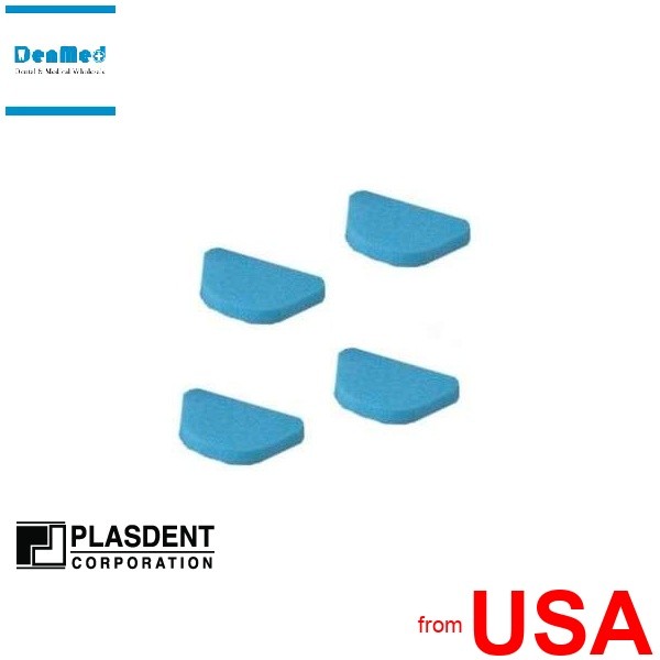 PLASDENT Foam Inserts for Denture Boxes, BLUE, 3 3/4in x 2 5/8in x 1/2i 424311