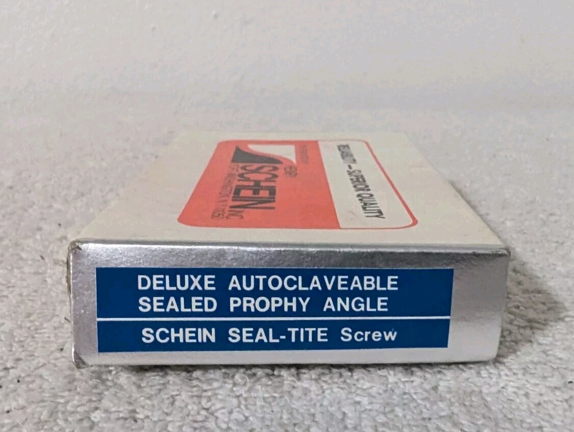 Vintage Henry Schein Deluxe Autoclaveable Sealed Prophy Angle Seal-Tite Screw