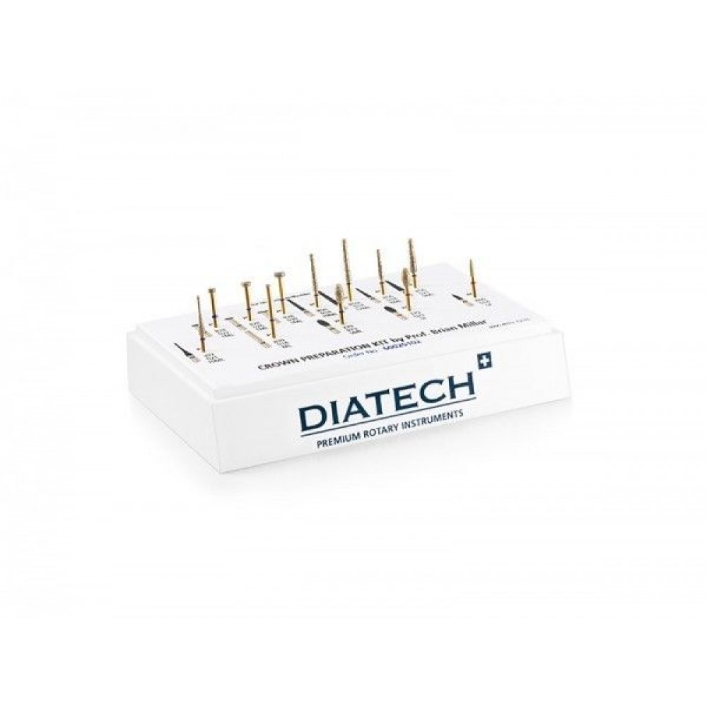Coltene DIATECH Crown & Bridge Anterior Posterior Teeth Preparation Kit