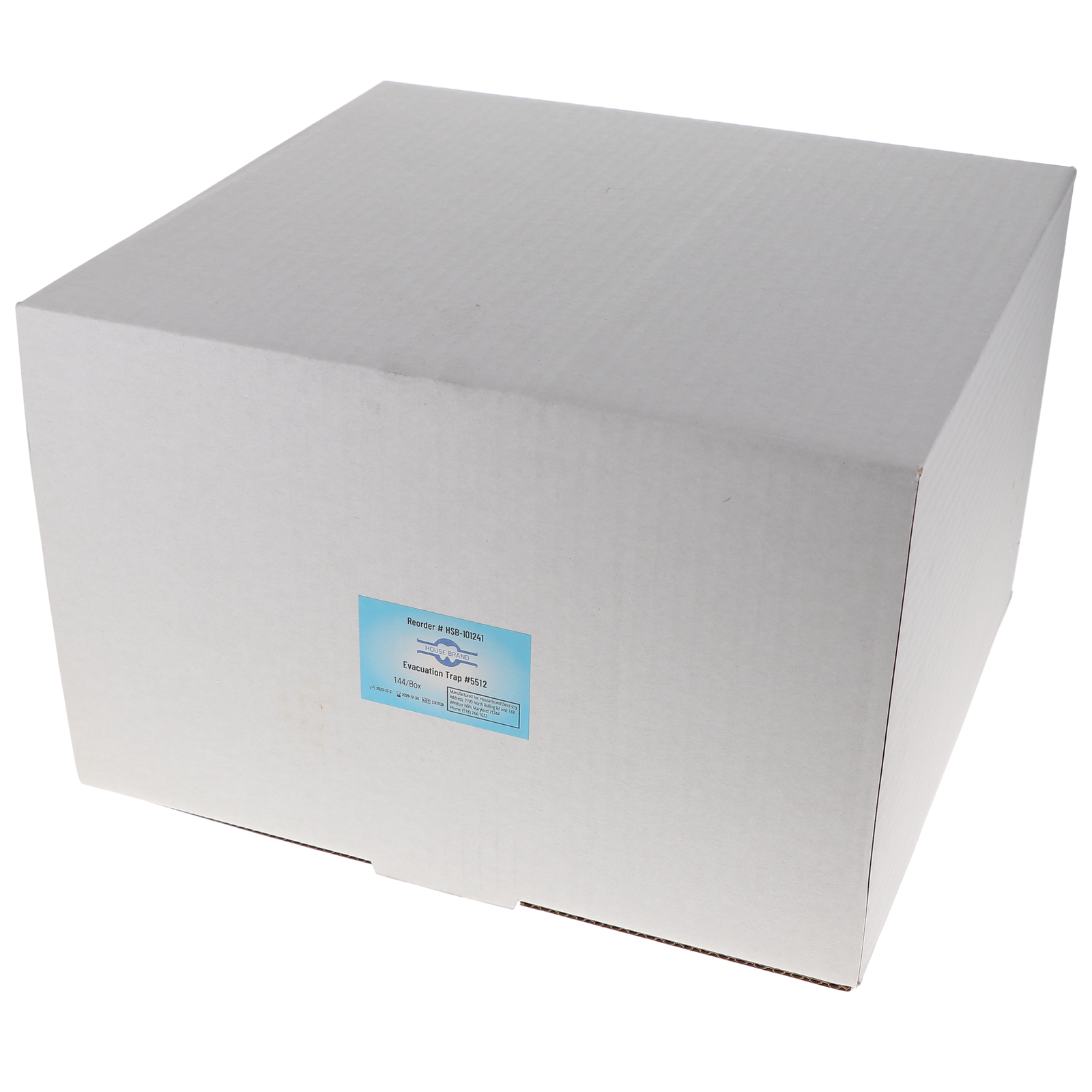 House Brand Dentistry 101241 Disposable Evacuation Traps #5512 2.75″ Clear 144Pk