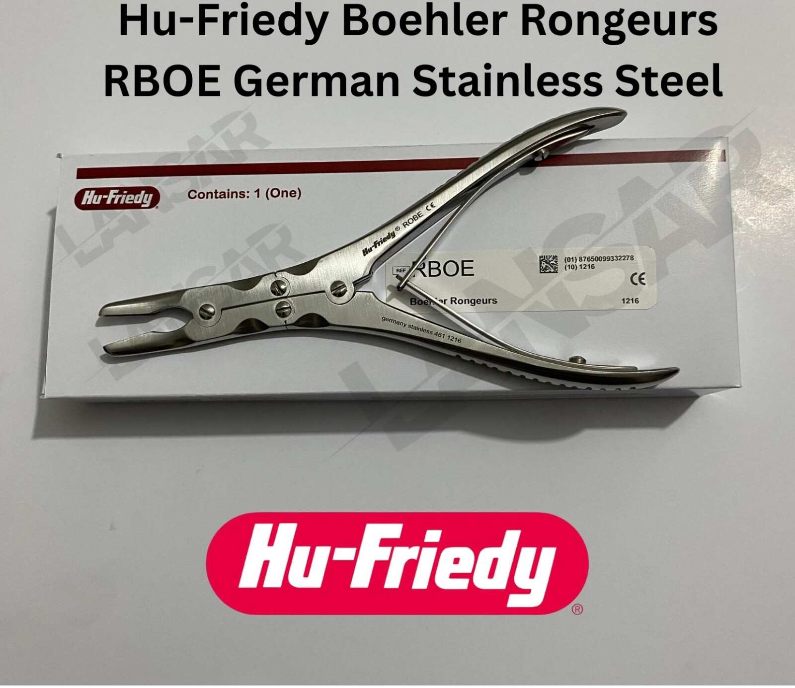 Hu-Friedy RBOE Boehler Rongeurs Bohler Bone Rongeur German Stainless Steel