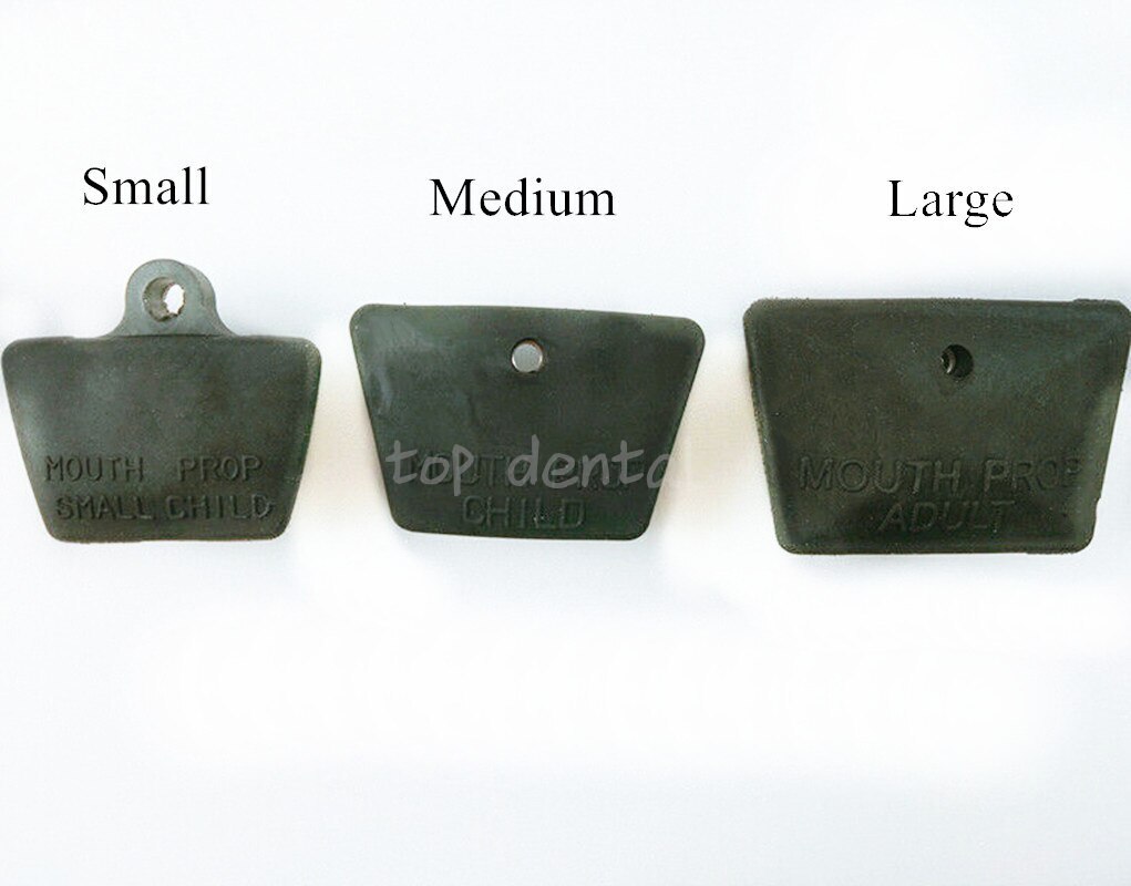 10Pcs Dental Silicone Black Mouth Prop Bite Block Child Adult Latex Free Strong