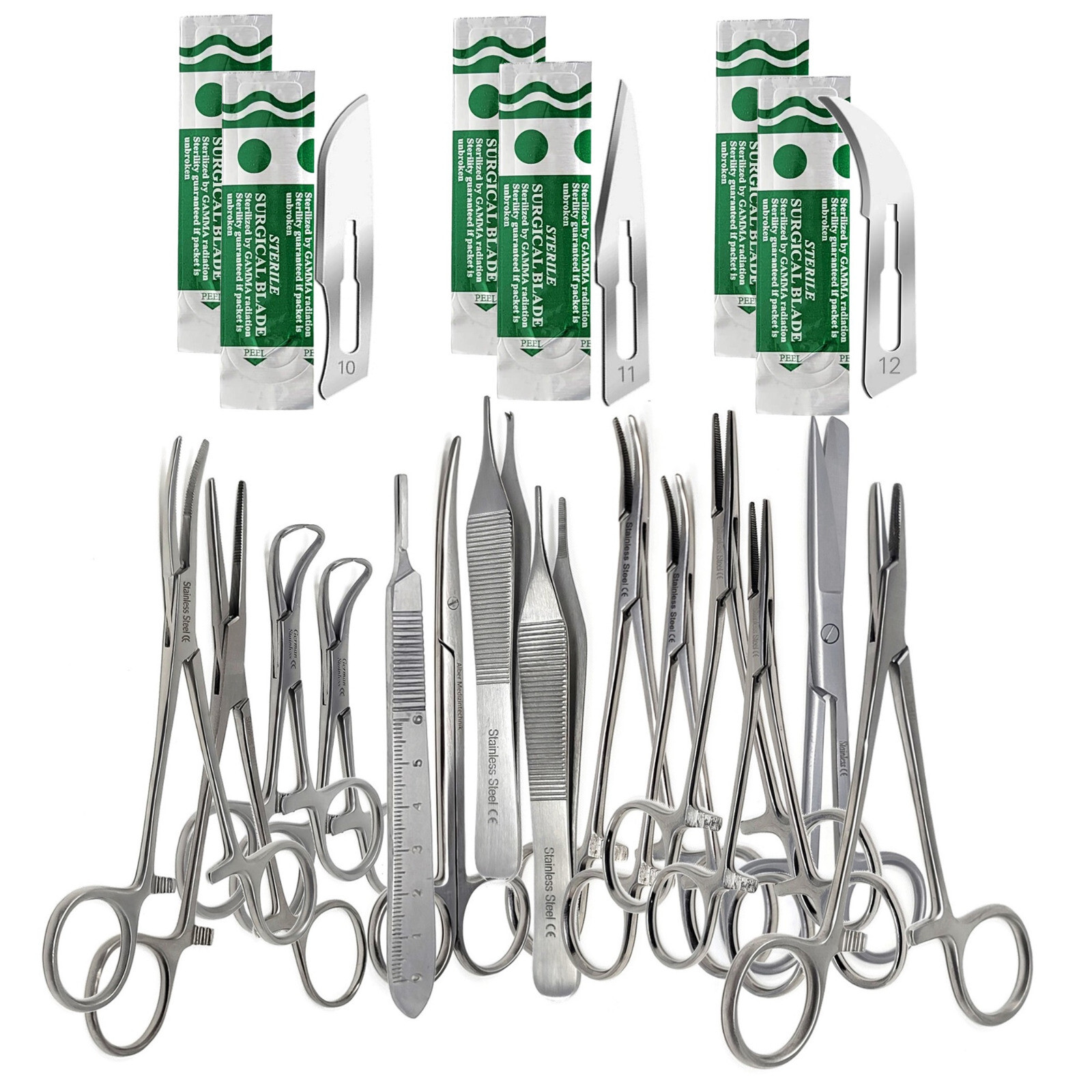 NEW Minor Surgery Suture First Aid Kit, Medical VET Trauma Survival Pack – 44 Pc