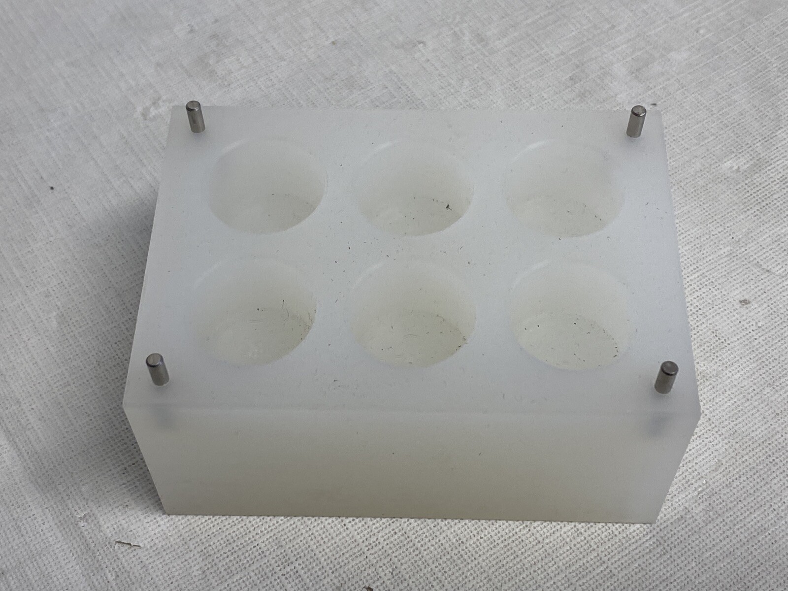 CHEMGLASS Bill-Board Solid-Phase Synthesis 6-Place Plate, Drain Tray & Vial Rack