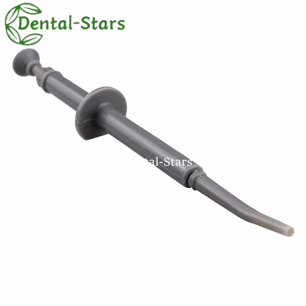 10Pcs Dental Amalgam Gun Plastic Amalgam Carrier Right Angle Filling Restorative