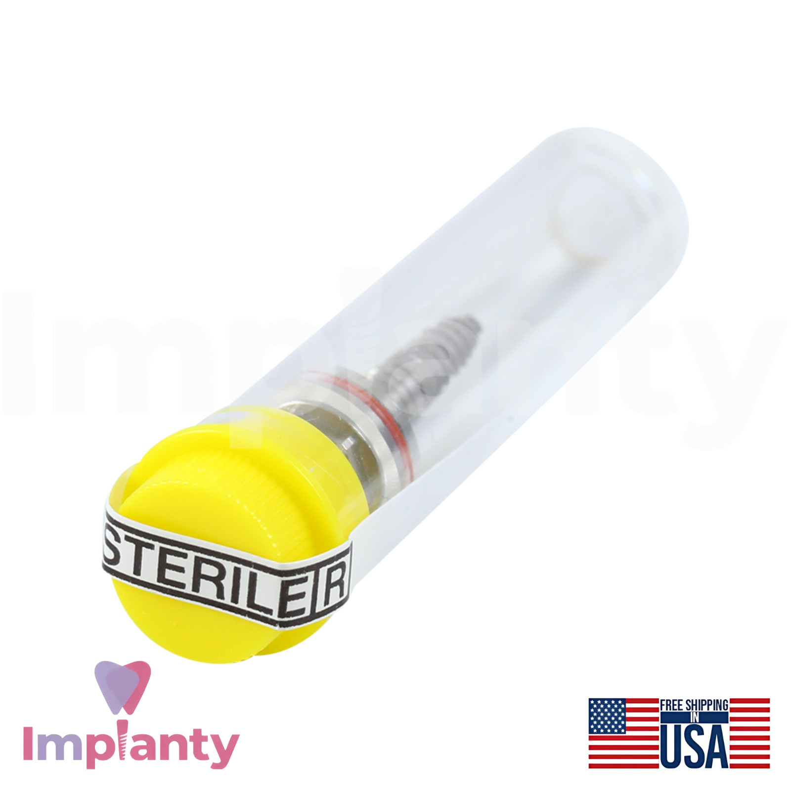10x GDT CNP Conical Hex 2.25mm Dental Fixture and Straight Prosthetic NP Ø3.5mm