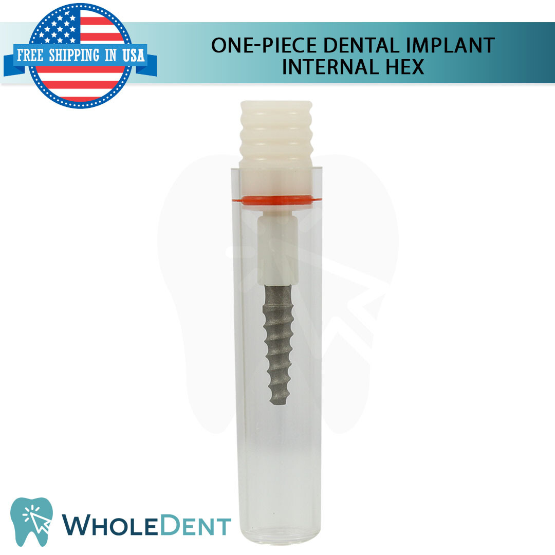 X1 One Piece Int Hex 2.42mm RBM Surface + Straight Abutment + Cement Set