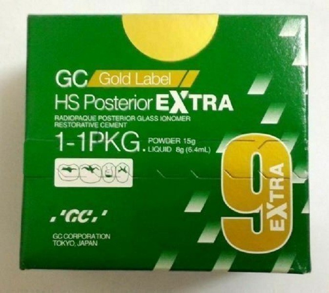 GC Gold Label HS Posterior EXTRA Glass Ionomer Cement A2 1-1 Pkg Dental
