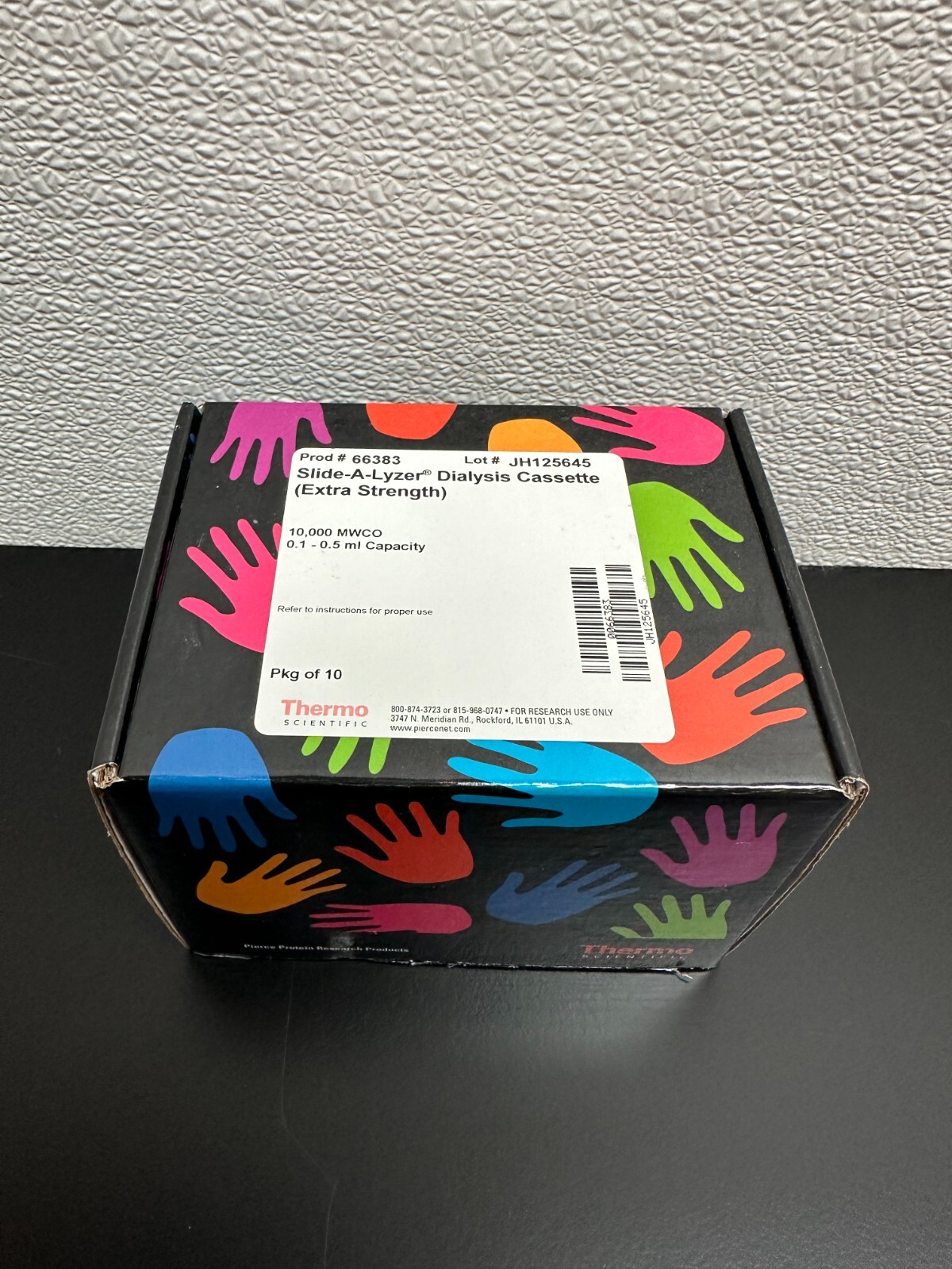 PIERCE Prod # 66383 Slide A Lyzer Dialysis Cassette 10,000 MWCO 0.1 – 0.5 mL