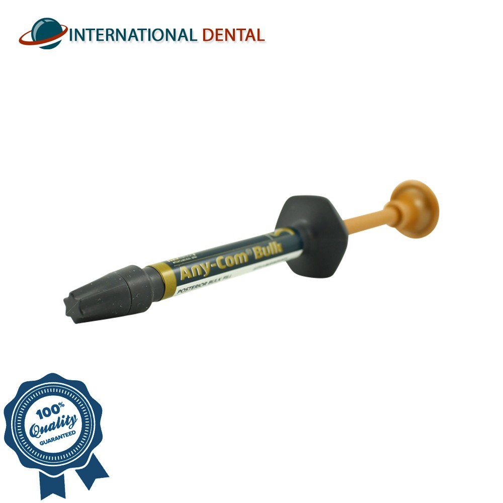 Dental MediClus Any-Com® Bulk Fill Flowable Resin Syringe 2g Restorations