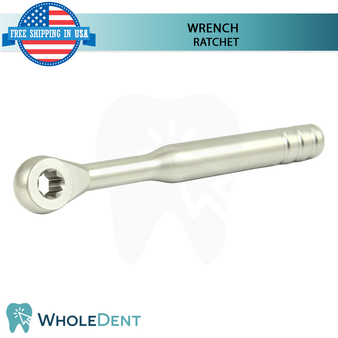 Sur gical Wrench Ratchet For Square Connection Dental Im plant Tool Instrument