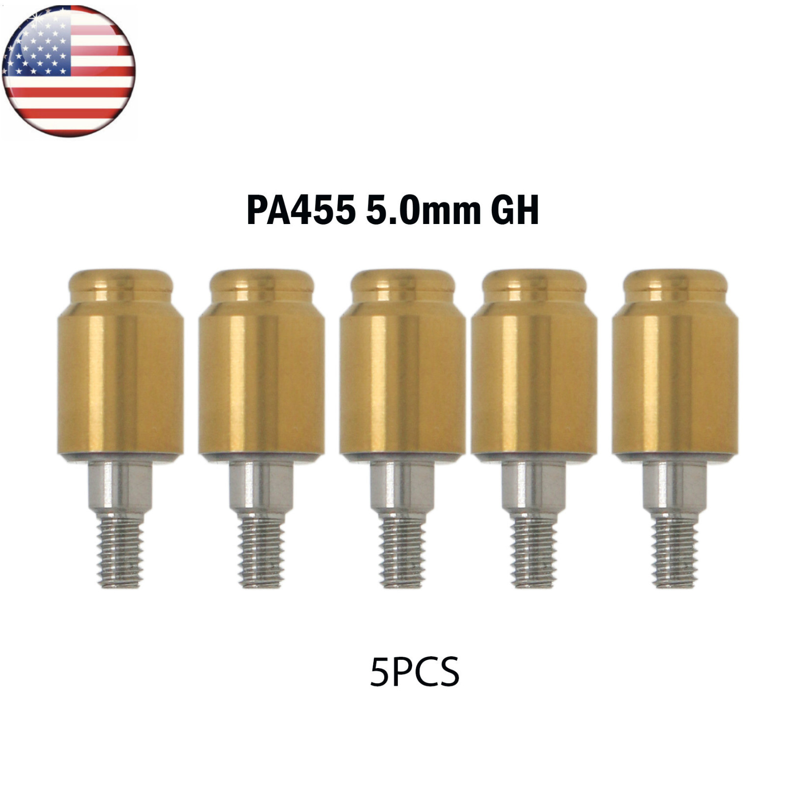 US Dental Locator Abutment Male Cap Implant Tool fits Zimmer PAØ4.5mm Removable