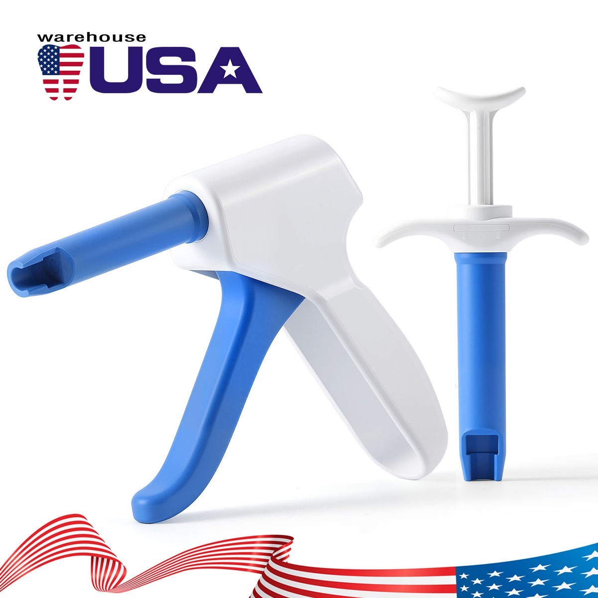 Dental Resin Composite Gun Dispenser Applicator for Unidose Carpules