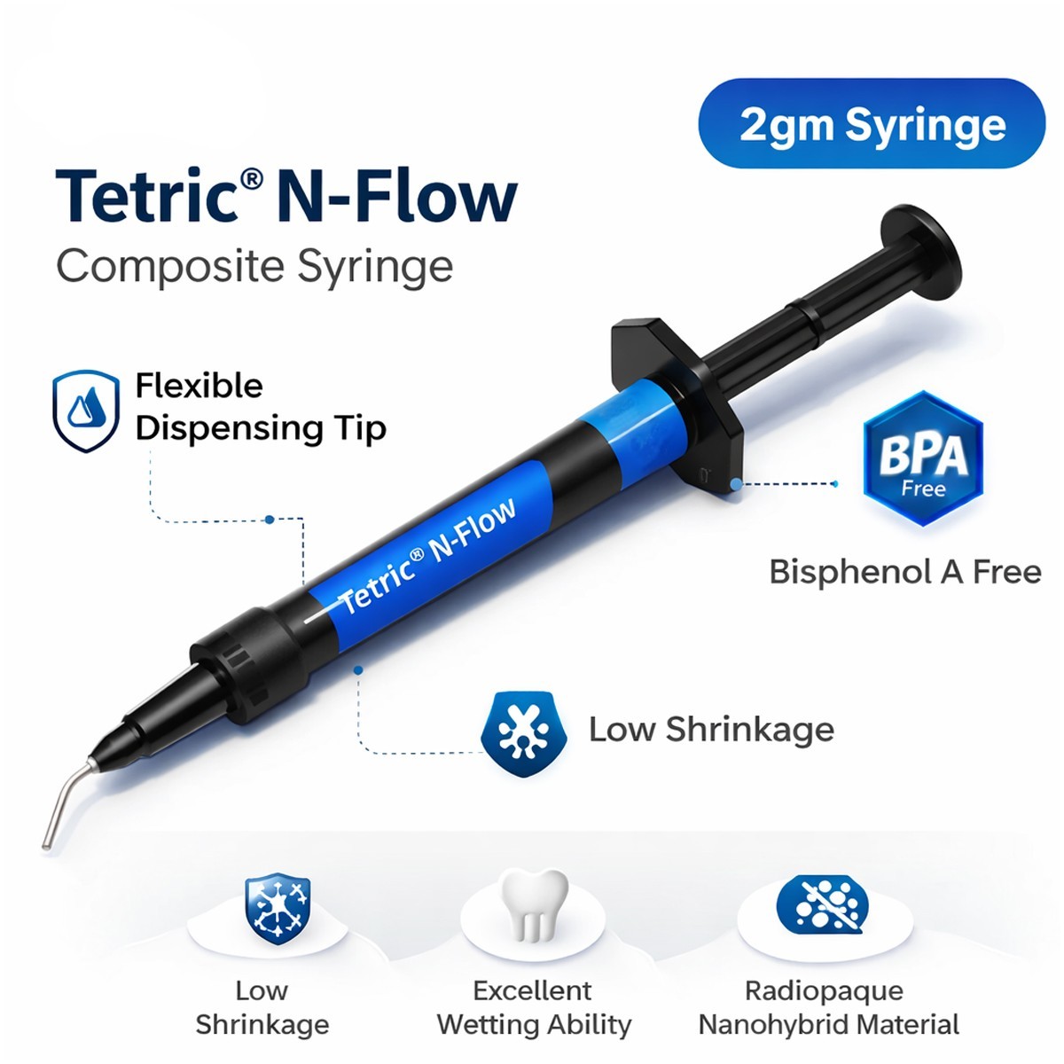 Ivoclar Tetric N-Flow Composite 1 x 2gm