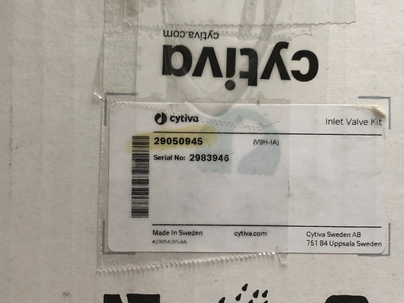 GE/Cytiva – 29050945 AKTA Inlet Valve Kit V9H-IA NEW…SALE…..SALE