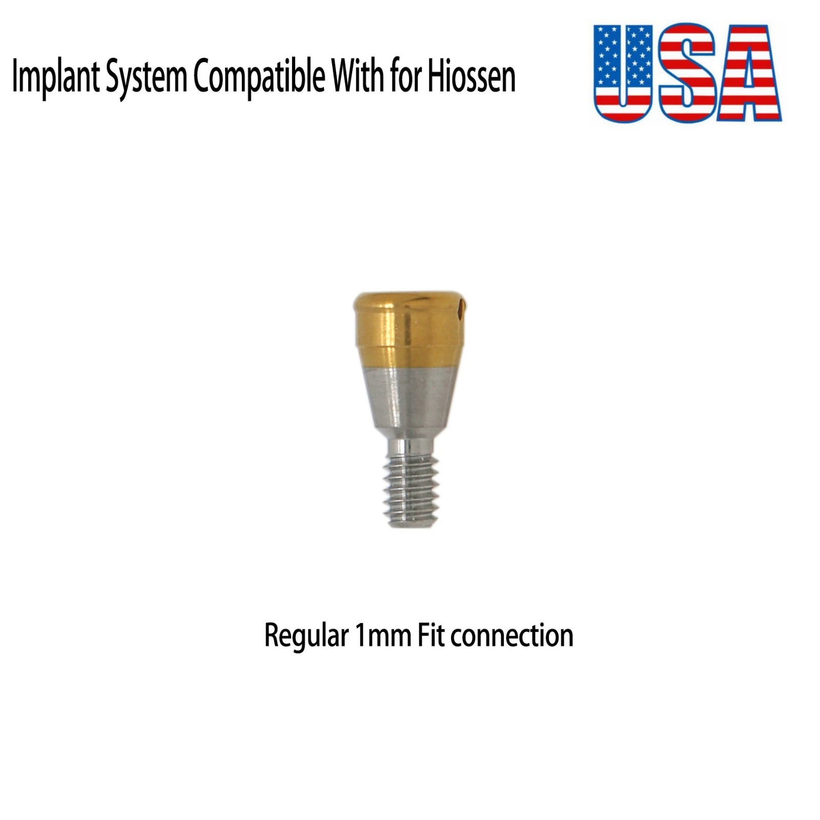 US Implant Locator Attachment Abutment For Hiossen ET Regular Platform 1.0-7.0mm