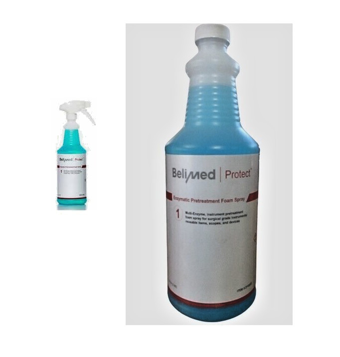 Belimed Protect RTU Enzymatic Pretreatment Foam Spray 32 oz W/ Spray Attachment
