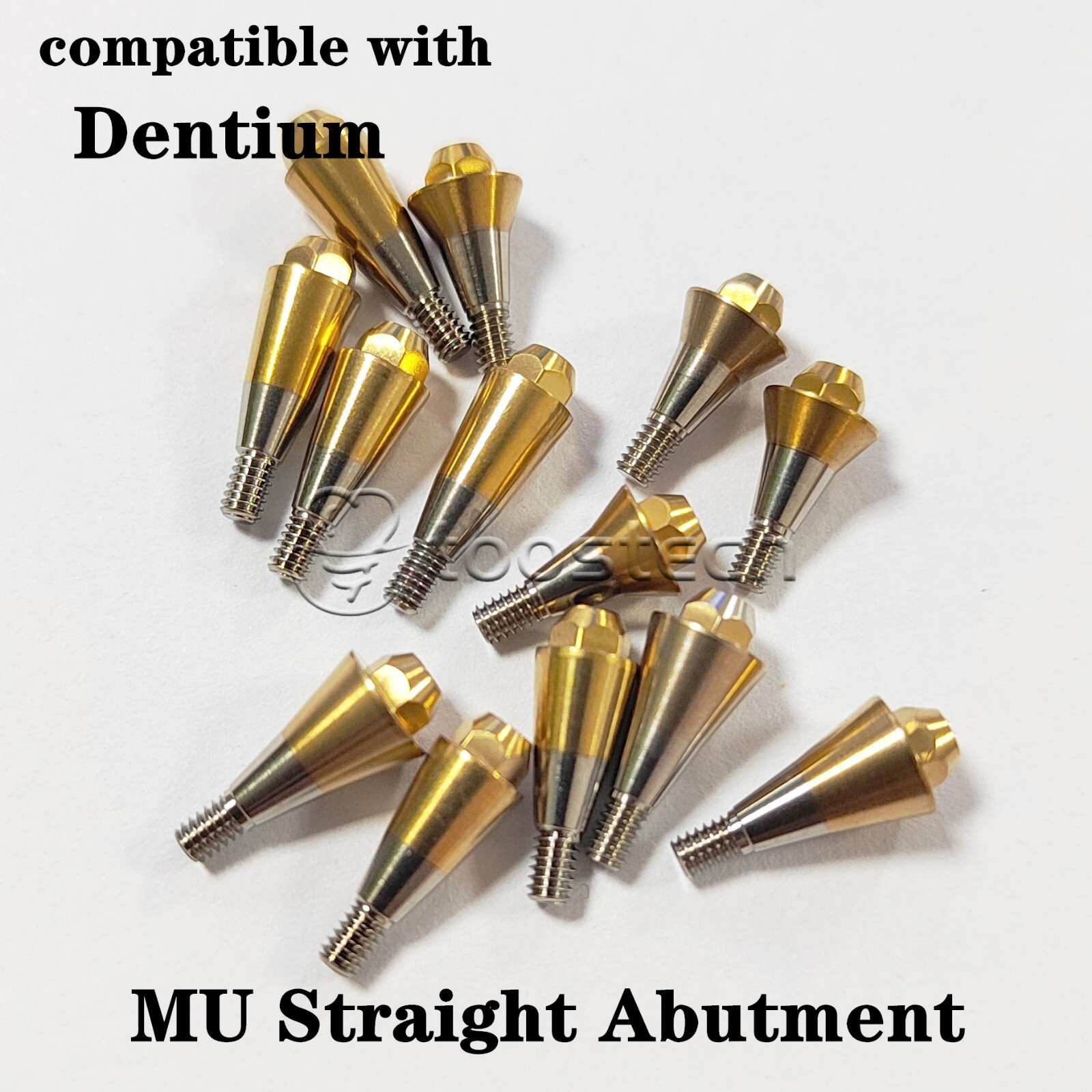MU straight abutment compatible with Den-tium superline platform D4.5/D5.5