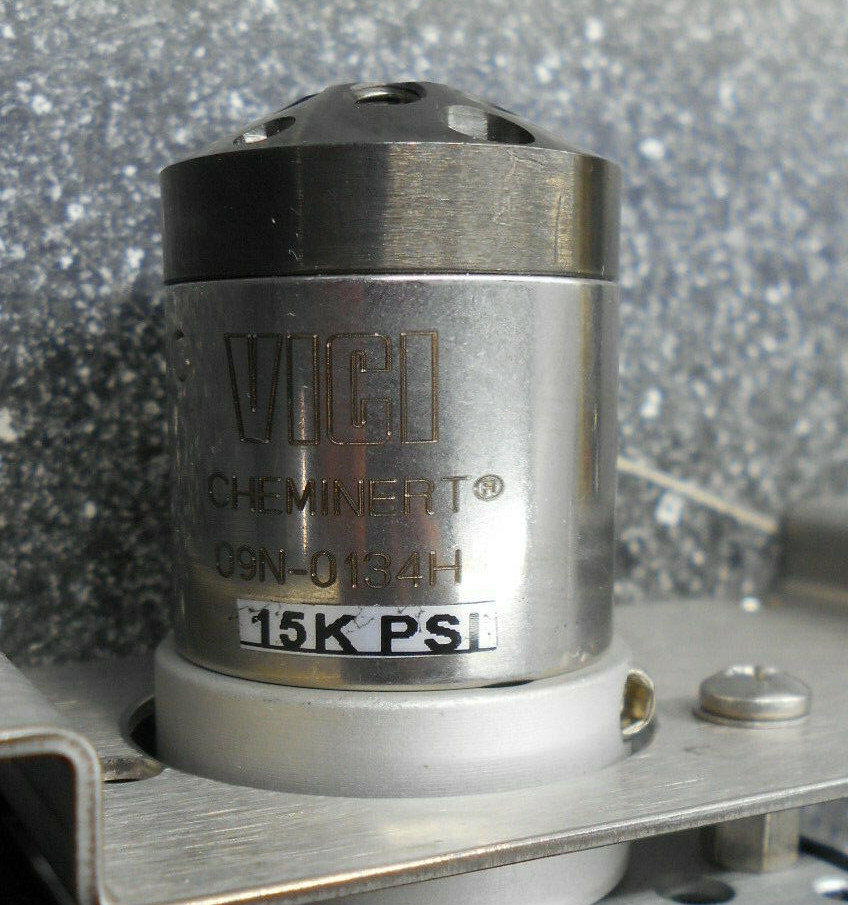 VICI EHMA COH 24VDC ACTUATOR W/ CHEMINERT 09N 0134H 6 PORT VALVE & EHCA CE COH