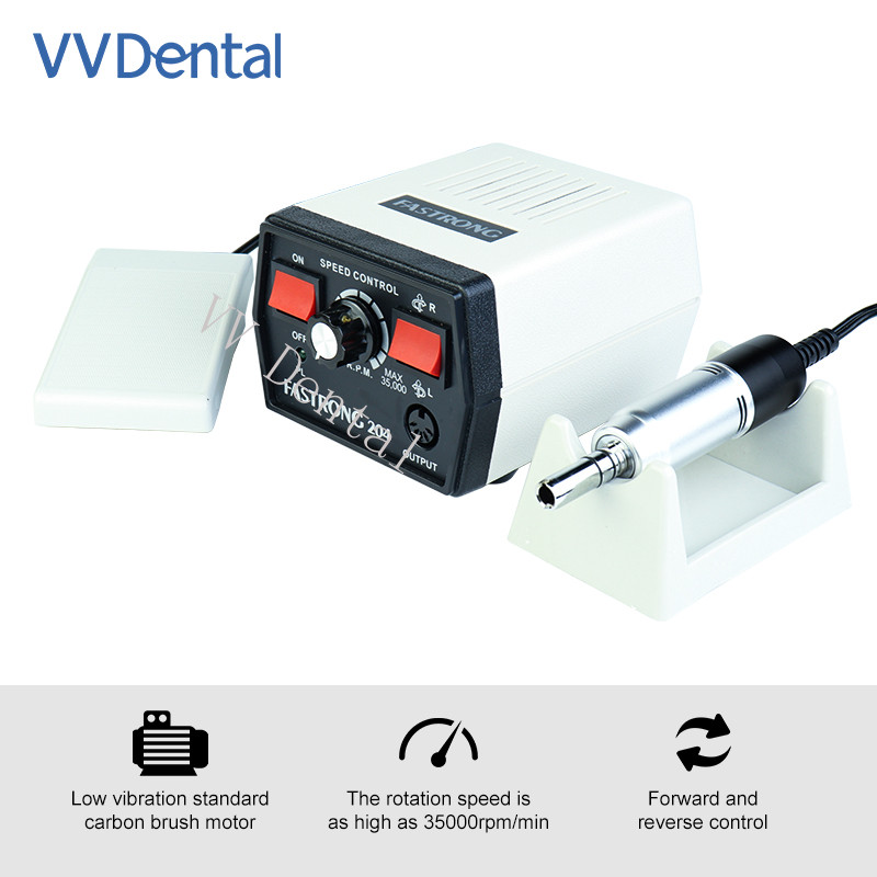 Dental Strong 204 Micro Motor 102l Polishing Handpiece 220v Polish Motor