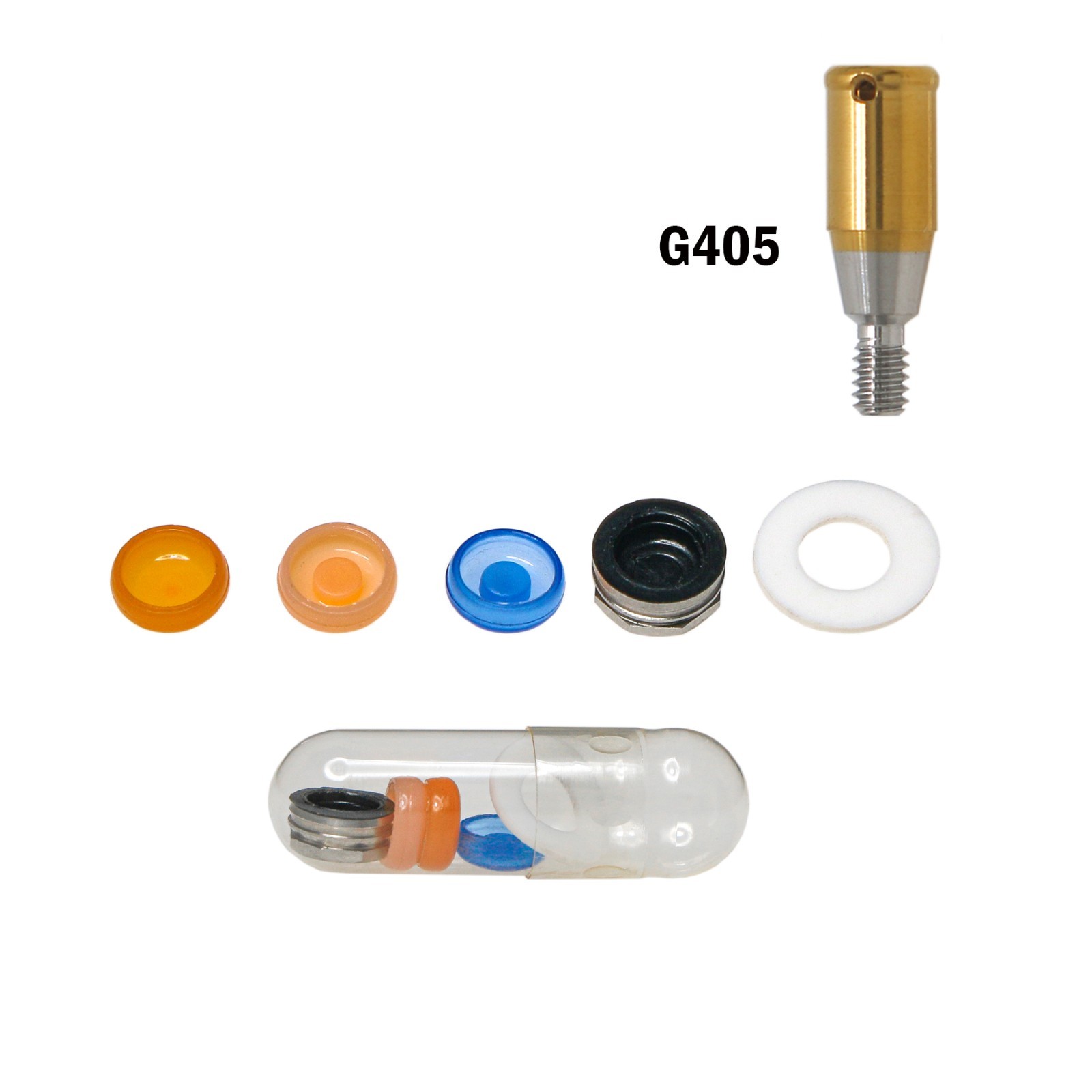 US Hiossen ET Implants Overdenture Regular Locator Abutment & Male Cap Inserts