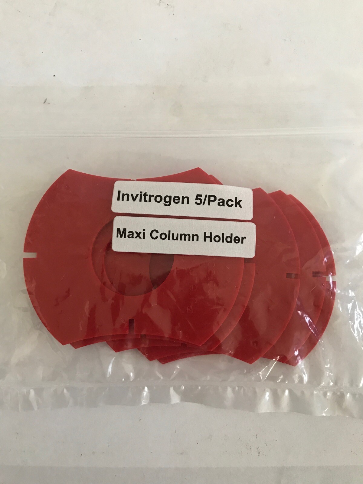 (5/Pack) INVITROGEN THERMO HiPure Maxi Column Holders Red Plastic 8002714