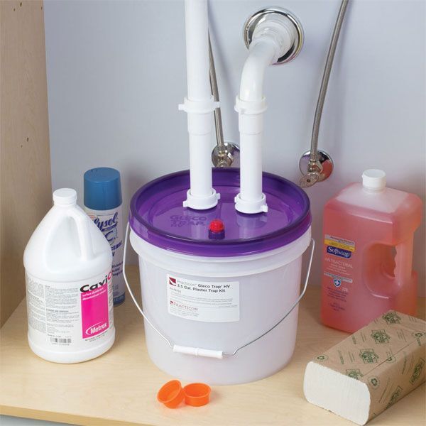 Gleco Trap HV Kit, 3.5-Gallon Plaster Trap Kit, Heavy Duty