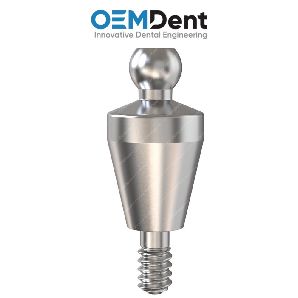 Straight Ball Attachment Standard NP Set Nobel Active® Compatible Conical Dental