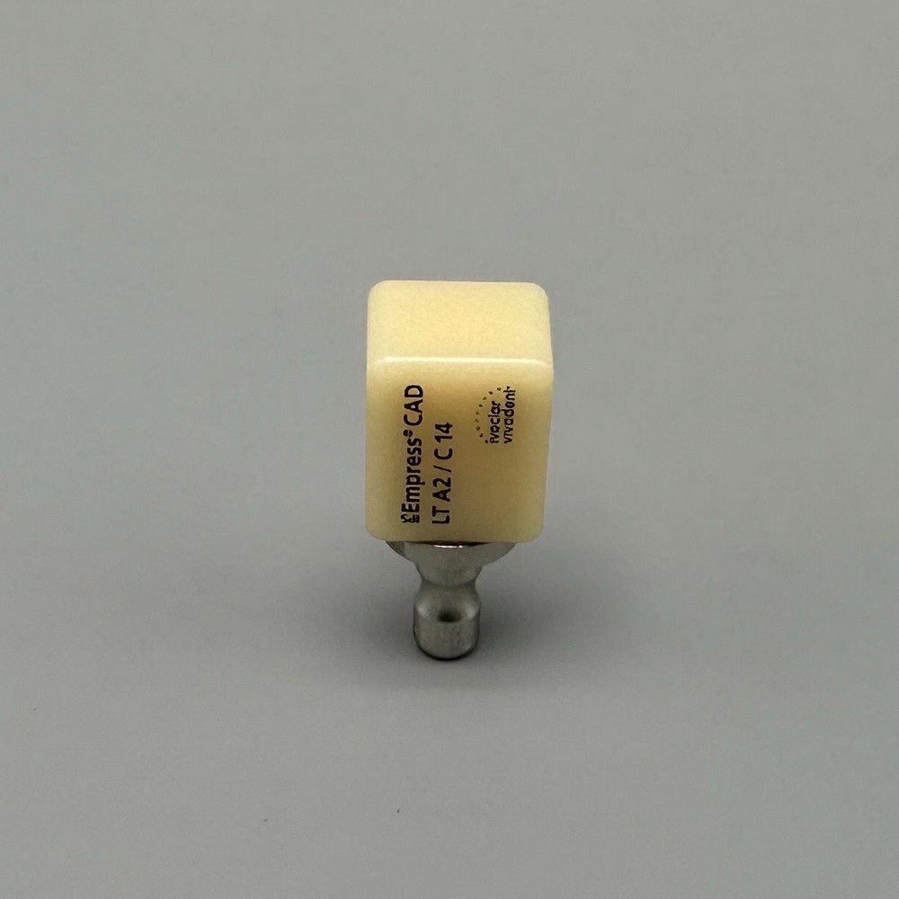 C14 Emax Dental LT A2/C14 Glass Ceramic Lithium Dislicate CAD Cerec Blocks 5Pcs