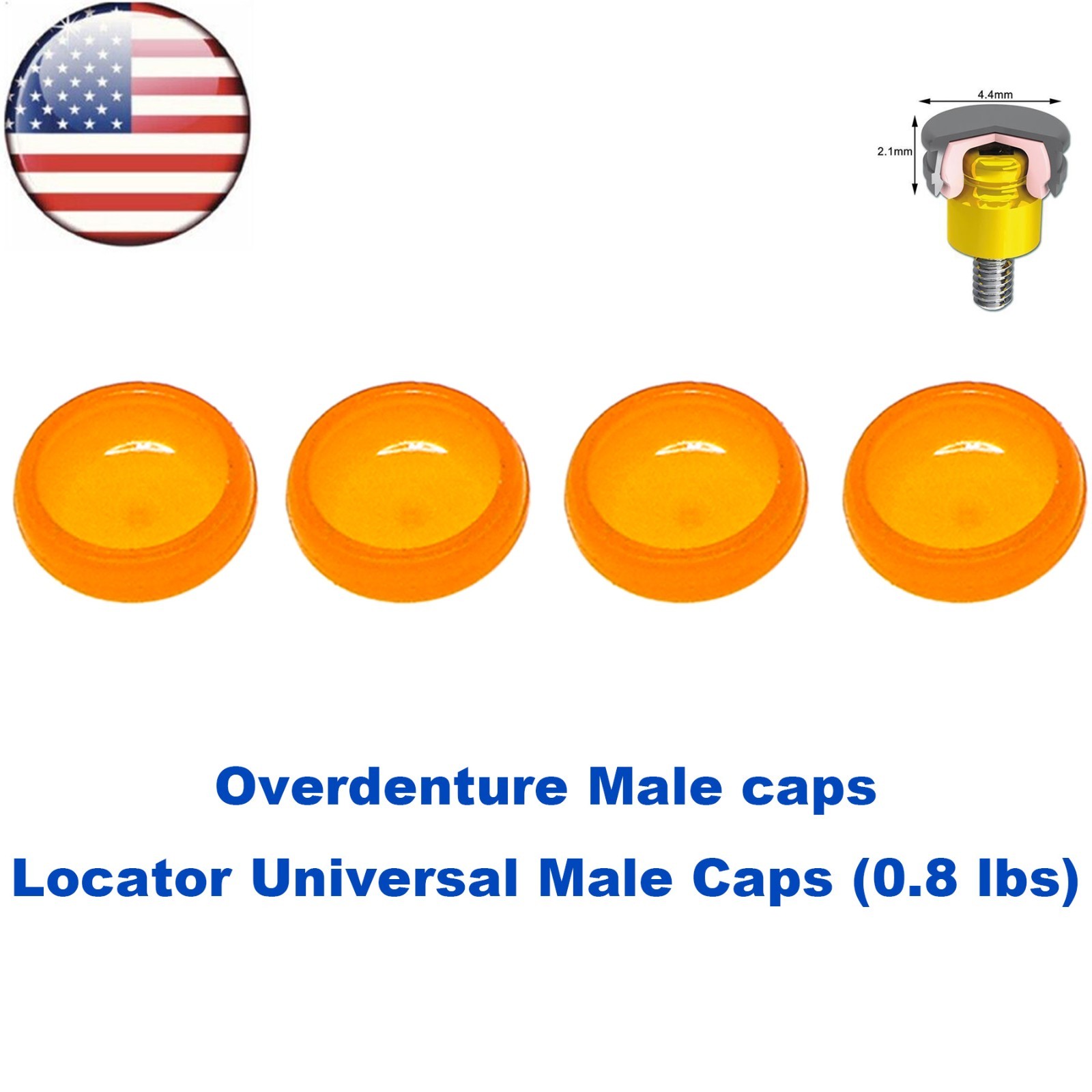 US Locator Remove Core Tool Implant Retention Caps Set Insertion Extraction Tool