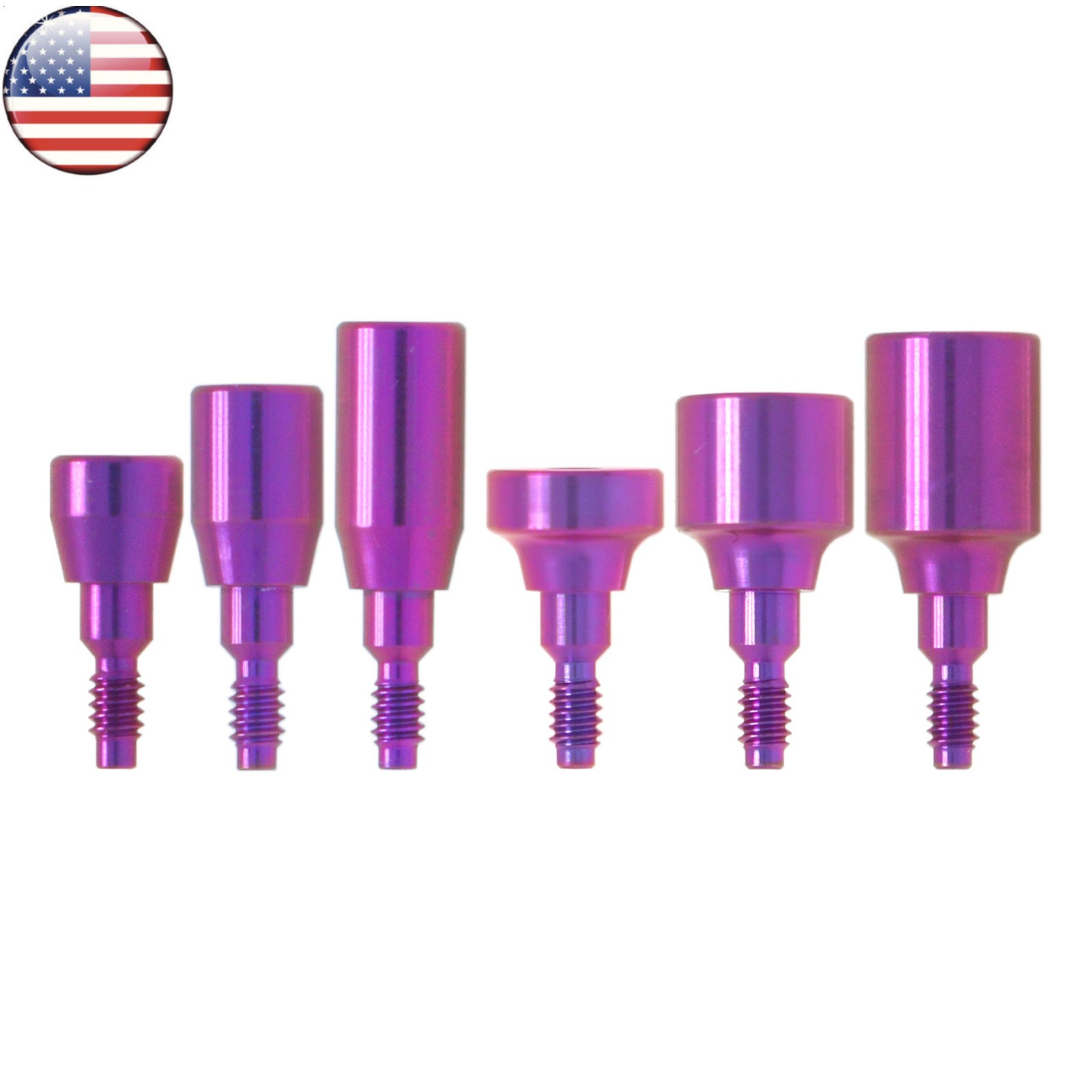 US Dental Titanium Healing Abutment Nobel Biocare Active TiUltra Parallel CC NP