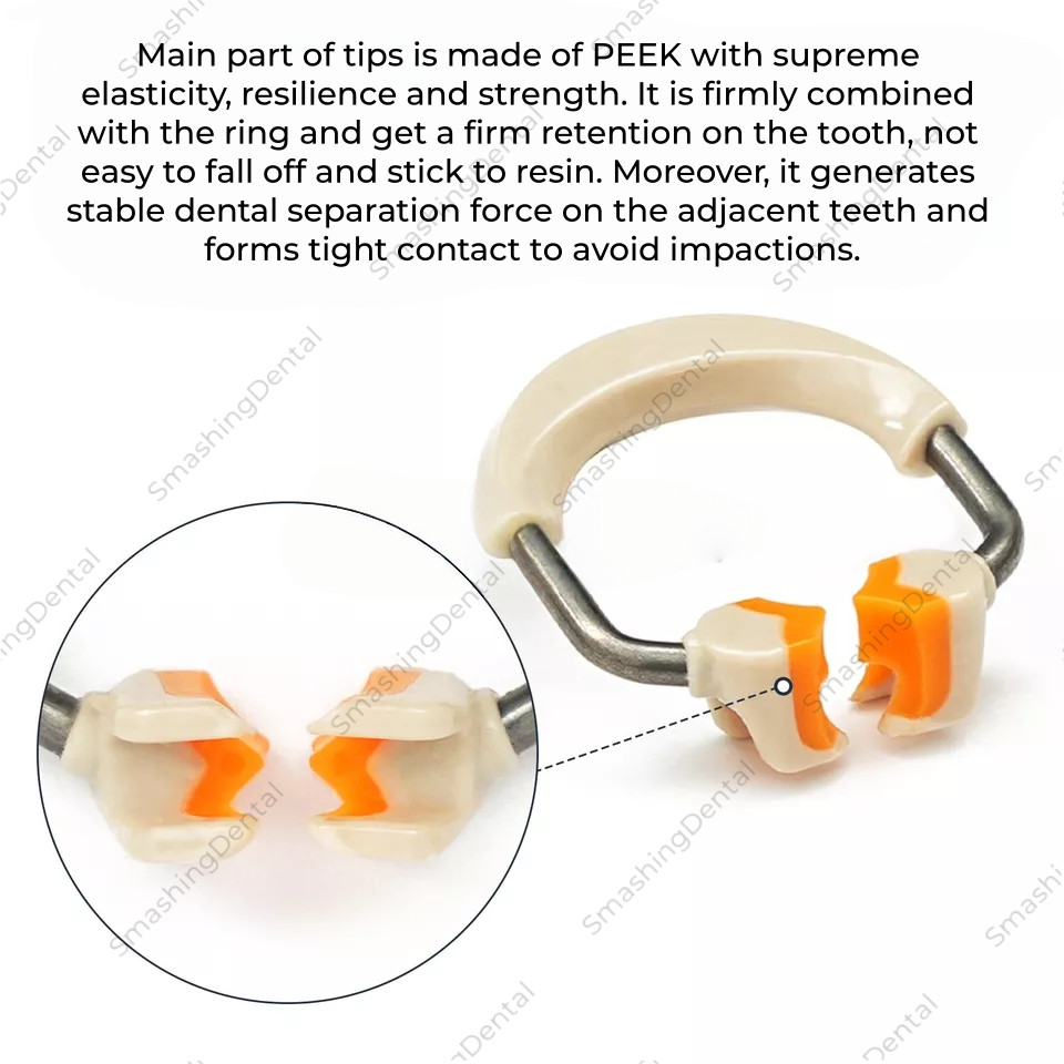 Dental Matrix Bands Ring Sectional Matrice Clamp Wedges Pliers Fit Garrison