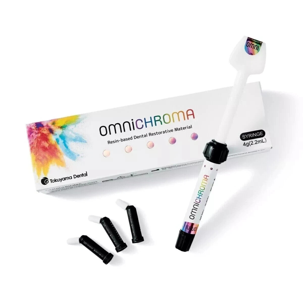 5 X Tokuyama Omnichroma 1 Shade Resin Based Restorative Composite 4gm Syringe fs