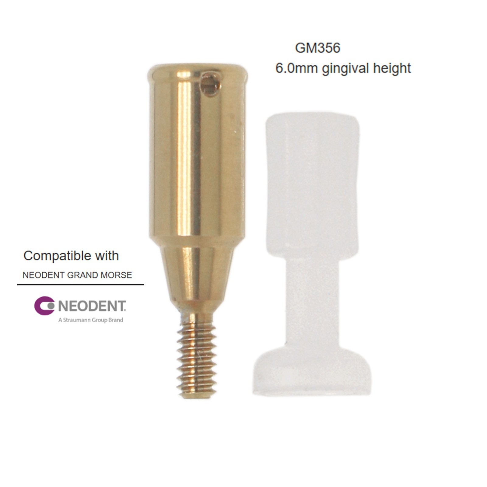 Dental Locator TiBase Abutment 1-6.0mm GH Compatible with Neodent GM Platform