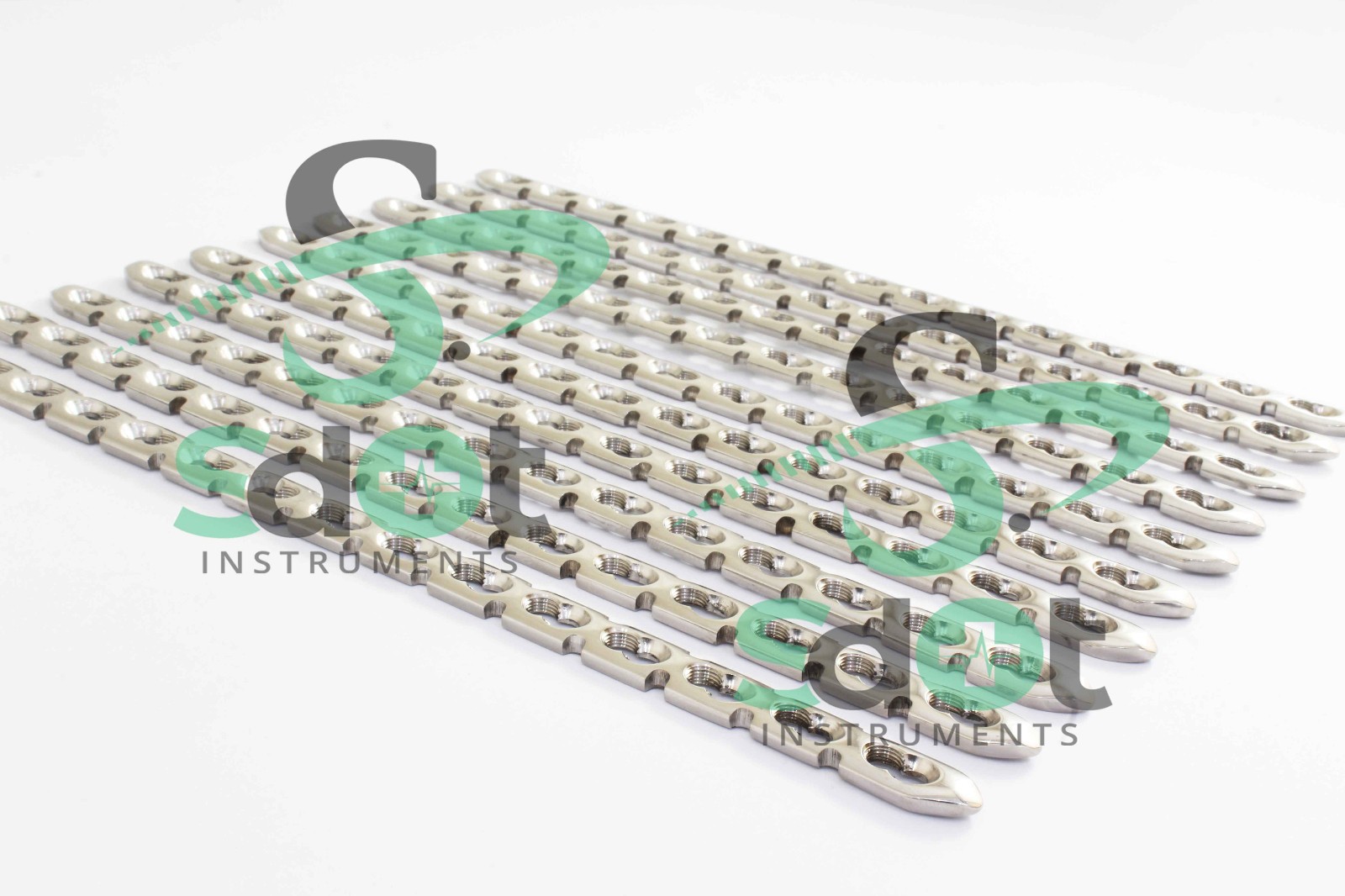 2.0mm LCP Reconstruction Plates Set of 10 PCs 316L Steel By SdOt Instruments